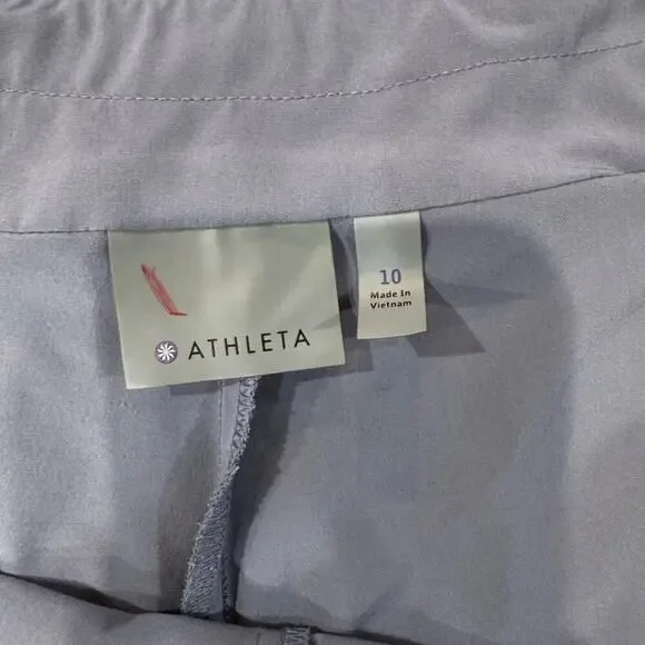 Athleta Everyday Skort Skirt Womens 10 Purple/Gray Zipper Side Tennis Activewear - Picture 4 of 10